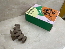 Load image into Gallery viewer, Kimikoo French Girl Scratch Clip, Frosted Matte Hair Clip in Morandi, White Wave Back of Head Scratch Clip, Shark Clip