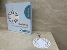Load image into Gallery viewer, Katinyos double-sided white heat sublimation aluminum wind chimes,personalized heat transfer wind spinners,decorative wind spinners,DIY patio decoration