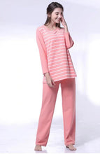 Load image into Gallery viewer, PAERLAN Pajamas for Women Long Sleeve Sleepwear Soft Loungewear Ladies Pjs Set