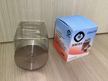 Load image into Gallery viewer, GM GMISS Glass Large Caliber Storage Jar, Square Glass Bottle for Dry Grocery and Tea, Stale Sealed Jar, Food Grade Organizer