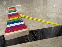 Load image into Gallery viewer, Jaotived Musical Xylophone, Musical Aluminum Plate, Musical Early Learning Hand Knocker, Children's Musical Toys, Bell Harp, Xylophone
