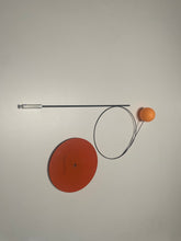 Load image into Gallery viewer, Earnchao ping pong ball teaser cat stick, cat toys teaser cat stick, kitten self high boredom reliever, kitten toys ping pong ball teaser cat stick