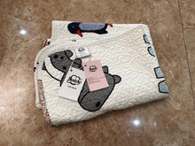 Load image into Gallery viewer, Anich Crib Sheet, Cotton Children's Sheet Baby Crib Mattress Machine Washable, Double Sided Twill Cotton Quilted Sandwich Sheet