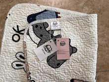 Load image into Gallery viewer, Anich Crib Sheet, Cotton Children's Sheet Baby Crib Mattress Machine Washable, Double Sided Twill Cotton Quilted Sandwich Sheet