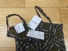 Load image into Gallery viewer, FUREBUCCI French plaid dress, summer temperament pint-sized wrap dresses