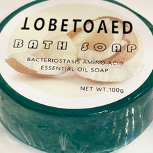 Load image into Gallery viewer, LOBETOAED Bacteriostasis Amino Acid Essential Oil Soap - Bath Soap for Bacteriostat, Dark Spots & Hyperpigmentation with Coconut & Palm Oil - 100g Single Bar