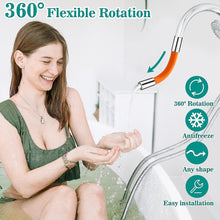 Load image into Gallery viewer, NEVANO Universal Faucet Extension Tube 20cm (5.87inch), 360°Free Rotation Splash Proof Silicone Non-Toxic Tube with Thread Linker