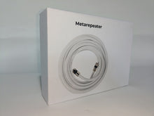 Load image into Gallery viewer, Metarepeater 60ft White RG6 Professional Coaxial Cable for Amplifiers Shielded PVC with Premium Continuous Ground Brass Metal Compression F-F Male Connectors