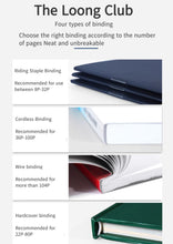 Load image into Gallery viewer, The Loong Club advertising brochure printing, enterprise product manual color page flyer printing, advertising brochure production, advertising page double-sided customized