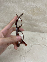 Load image into Gallery viewer, IEYELUUK Eyeglasses, Japanese Brown Teal Eyeglasses, Vegan Wearable Eyeglasses, Oval Small Frame Eyeglasses