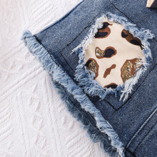 Load image into Gallery viewer, TIGELUKEY Baby Girl Clothes Newborn Long Sleeve Ruffle Romper Short Jeans Pants Leporad Headband Infant Outfits