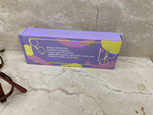 Load image into Gallery viewer, IEYELUUK Eyeglasses, Japanese Brown Teal Eyeglasses, Vegan Wearable Eyeglasses, Oval Small Frame Eyeglasses