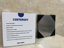 Load image into Gallery viewer, CENTERSKY Alloy Steel Sheet 5 Pieces Pack, 100*100*0.5mm Thick, Bending Mirror Customized Plate Laser Cutting Processing Steel Sheet