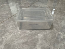 Load image into Gallery viewer, KINGLOVENT Plastic Containers, Plastic Home Storage Boxes, Clear Plastic Boxes Rectangle for Refrigerator Freezer Sealed Food Grade Kitchen Storage Boxes