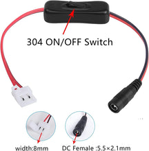 Load image into Gallery viewer, Amefil LED Strip Connector 2Pin 8mm LED Connector Kit Include Gapless Connector, L Shape PCB Connector,Jumper Connector,DC Female and DC Jack Splitter for 3528 5050 LED Strip (2pin-8)