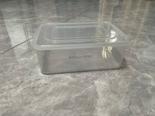Load image into Gallery viewer, KINGLOVENT Plastic Containers, Plastic Home Storage Boxes, Clear Plastic Boxes Rectangle for Refrigerator Freezer Sealed Food Grade Kitchen Storage Boxes