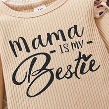 Load image into Gallery viewer, TIGELUKEY Baby Girl Clothes Newborn Long Sleeve Ruffle Romper Short Jeans Pants Leporad Headband Infant Outfits