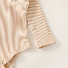 Load image into Gallery viewer, LUCKBBLO Baby Girl Clothes Outfit Infant Outifts Fall Winter Outfits 3pc Rib Frill Long Sleeve Romper Pant Set 0-24 Months