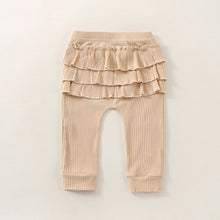 Load image into Gallery viewer, LUCKBBLO Baby Girl Clothes Outfit Infant Outifts Fall Winter Outfits 3pc Rib Frill Long Sleeve Romper Pant Set 0-24 Months