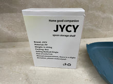 Load image into Gallery viewer, JYCY Multi-functional spoon storage shelf, pot lid rack, kitchen countertop spoon storage shelf, sitting placed spatula shelf bracket