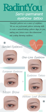 Load image into Gallery viewer, RadintYou In-home Eyebrow Tattooing, Beauty Services, Eyebrow Tattooing Services, Semi-Permanent Raw Wild Eyebrows, Free Eyebrow Design throughout the United States