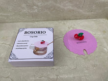Load image into Gallery viewer, BOSORIO food grade cup lid, silicone cup lid, mug lid, cup lid with spoon