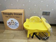 Load image into Gallery viewer, Snuggly Dream children's dining chair, foldable home baby chair, baby high chair, child seat dining table
