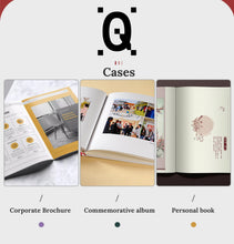 Load image into Gallery viewer, Q Leaflet printing, design and production of hardcover album printing, advertising customization, advertising coloring pages, poster customization, company advertising brochures