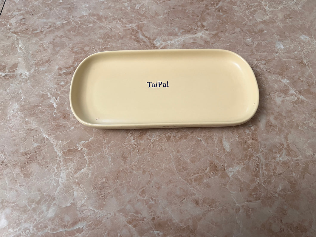 TaiPal Ceramic Rectangular Dinner Plate, Home Tableware, Baked Cheese Baked Rice Plate, Underglaze Ovenware, Household Deep Dish