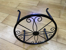 Load image into Gallery viewer, ZENTAVO iron flower rack, potted plants home balcony flower rack, living room flower pot base, green plants stand
