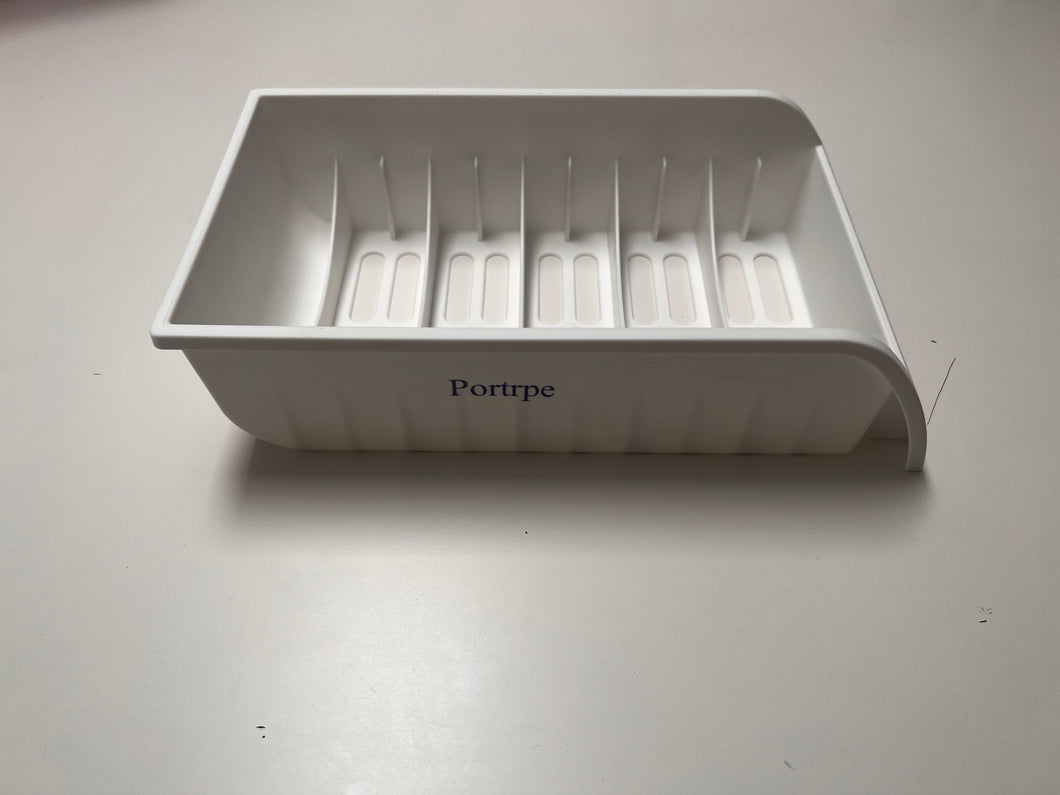Portrpe Dish Organizer, Multi-functional Drainer Dish Rack, Kitchen Shelf, Plate Placement Dish Storage