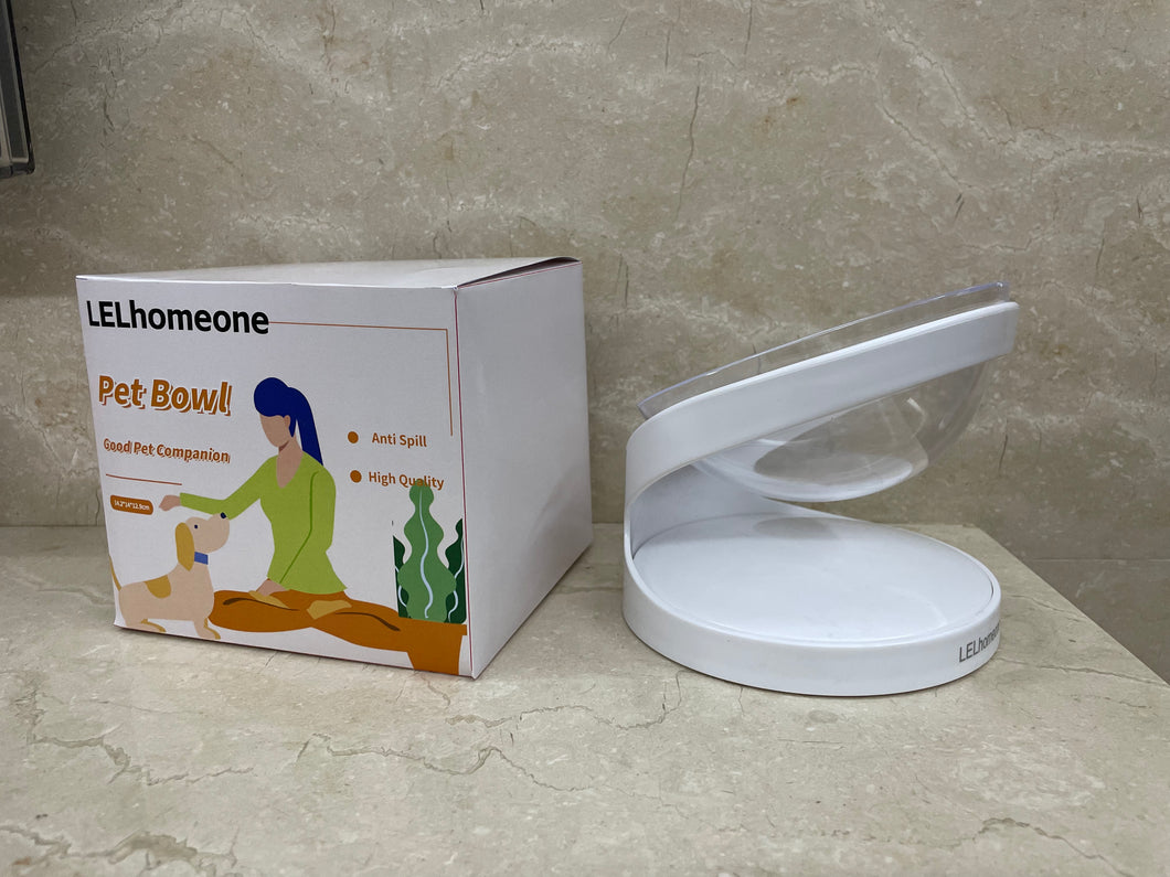 LELhomeone Dog Bowl, Food Bowl, Neck Guard Small Dog Tilt Mouth Bowl, Cat Bowl, Eating Single Bowl, Anti Spill Bowl, Cat Bowl