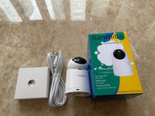 Load image into Gallery viewer, Nanshiba Webcam,Indoor Surveillance 360 Degree Monitor Head,Home Remote Monitor,Cell Phone Wireless HD Night Vision Camera
