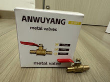 Load image into Gallery viewer, ANWUYANG truck drenchers, metal valves, thickened faucet car bleeder valve, tank bleeder valve, hand washing switch drain ball valve
