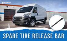 Load image into Gallery viewer, SeDeplacer Spare Tire Release Bar(1PCS) Compatible with Dodge Ram Promaster Van Jack (Black)
