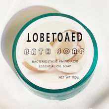 Load image into Gallery viewer, LOBETOAED Bacteriostasis Amino Acid Essential Oil Soap - Bath Soap for Bacteriostat, Dark Spots &amp; Hyperpigmentation with Coconut &amp; Palm Oil - 100g Single Bar
