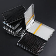 Load image into Gallery viewer, Wudytim Humidor Cuban Cigar Carrying Case, Cigar Humidor, Leather Cover Crocodile Pattern 3CM Cigar Cigar Cigar Holder for Traveling on Business
