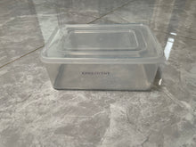 Load image into Gallery viewer, KINGLOVENT Plastic Containers, Plastic Home Storage Boxes, Clear Plastic Boxes Rectangle for Refrigerator Freezer Sealed Food Grade Kitchen Storage Boxes
