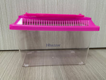 Load image into Gallery viewer, Hbazzor Flip Lid Plastic Box, Lift Lid Crisper Box, Movable Lid Storage Transparent Plastic Box, Half Open Folding Lid Product Display Case
