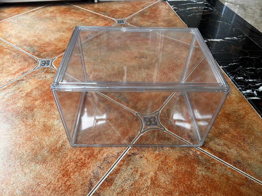 TaiPal simple transparent display box, storage storage box, anime hand model toys dust storage box