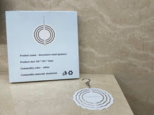 Load image into Gallery viewer, Katinyos double-sided white heat sublimation aluminum wind chimes,personalized heat transfer wind spinners,decorative wind spinners,DIY patio decoration
