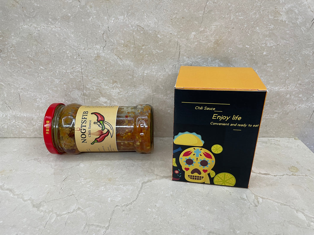 NOGTSFIB Chili Sauce, Spicy Chili Sauce, Homemade Rice Sauce, Rice and Noodle Sauce, Hot Sauce 150g