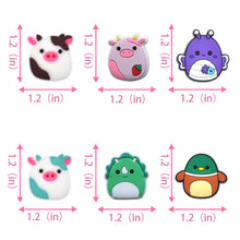 Load image into Gallery viewer, keshiyi Lovely and Cute Animal Cartoon Shoe Charms - Sandals Charms 33PCS , Light and Delicate, Easy to Install for Kids and Adults
