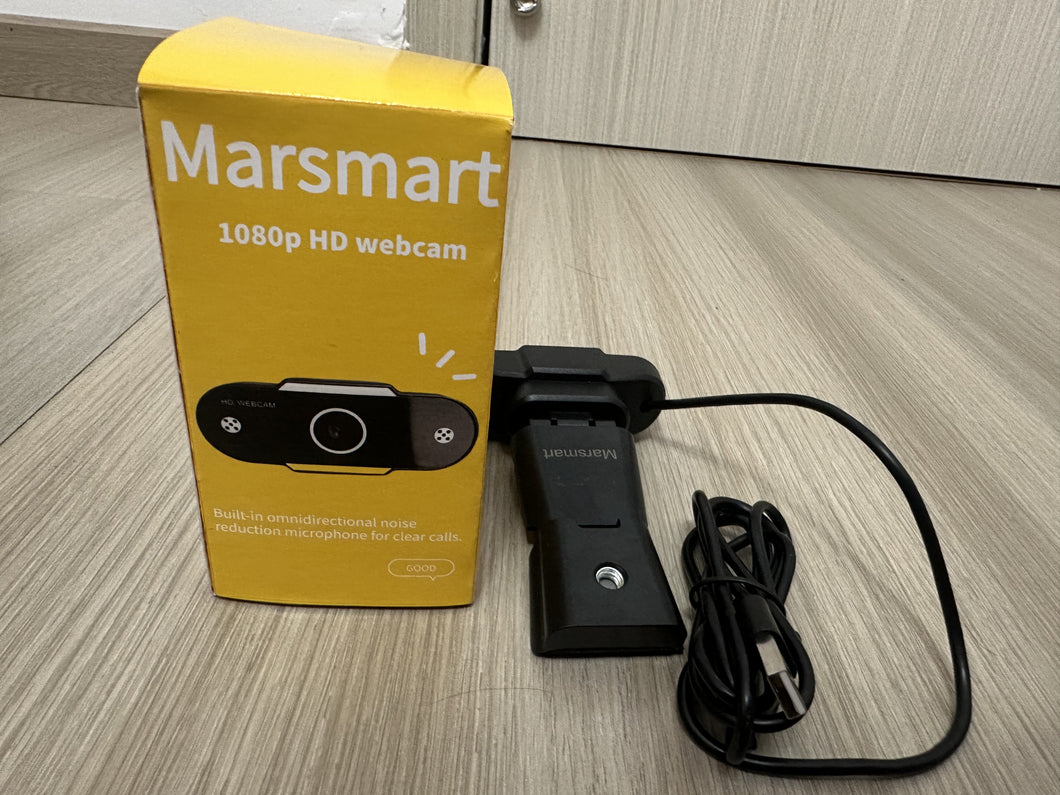 Marsmart USB camera, 1080p HD webcam, live webcam for online classes