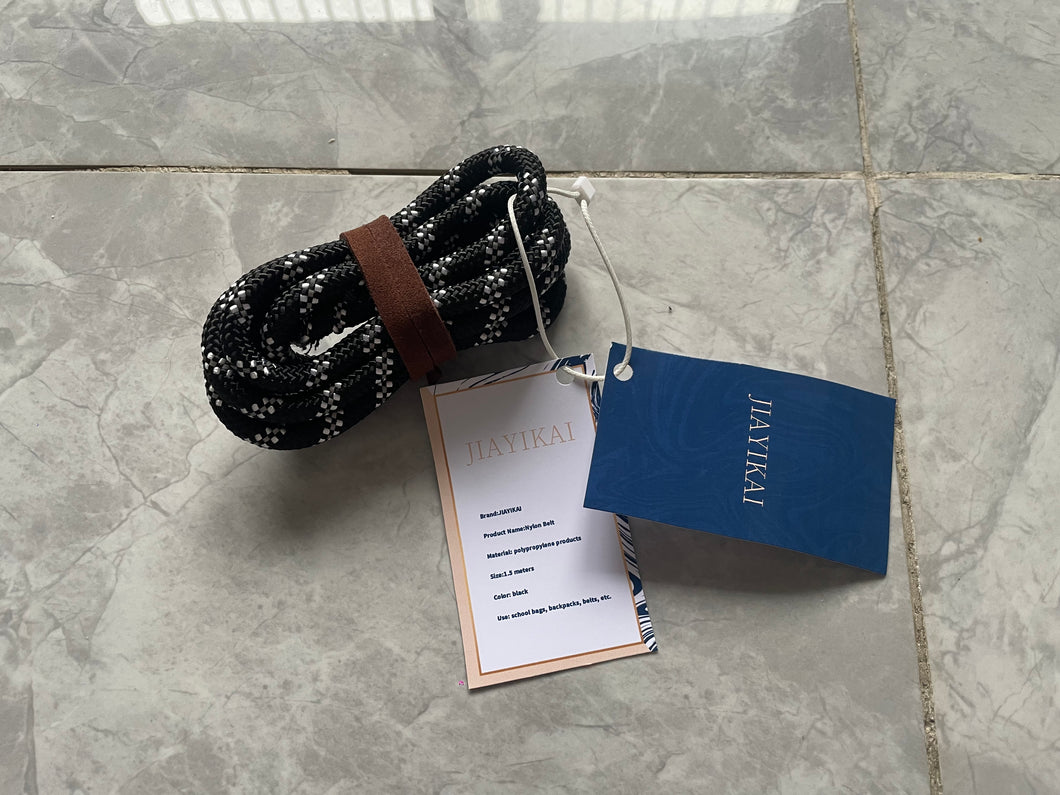 JIAYIKAI Thickened nylon strap,nylon rope,fabric strap braided wide rope,canvas bag nylon strap,nylon rope