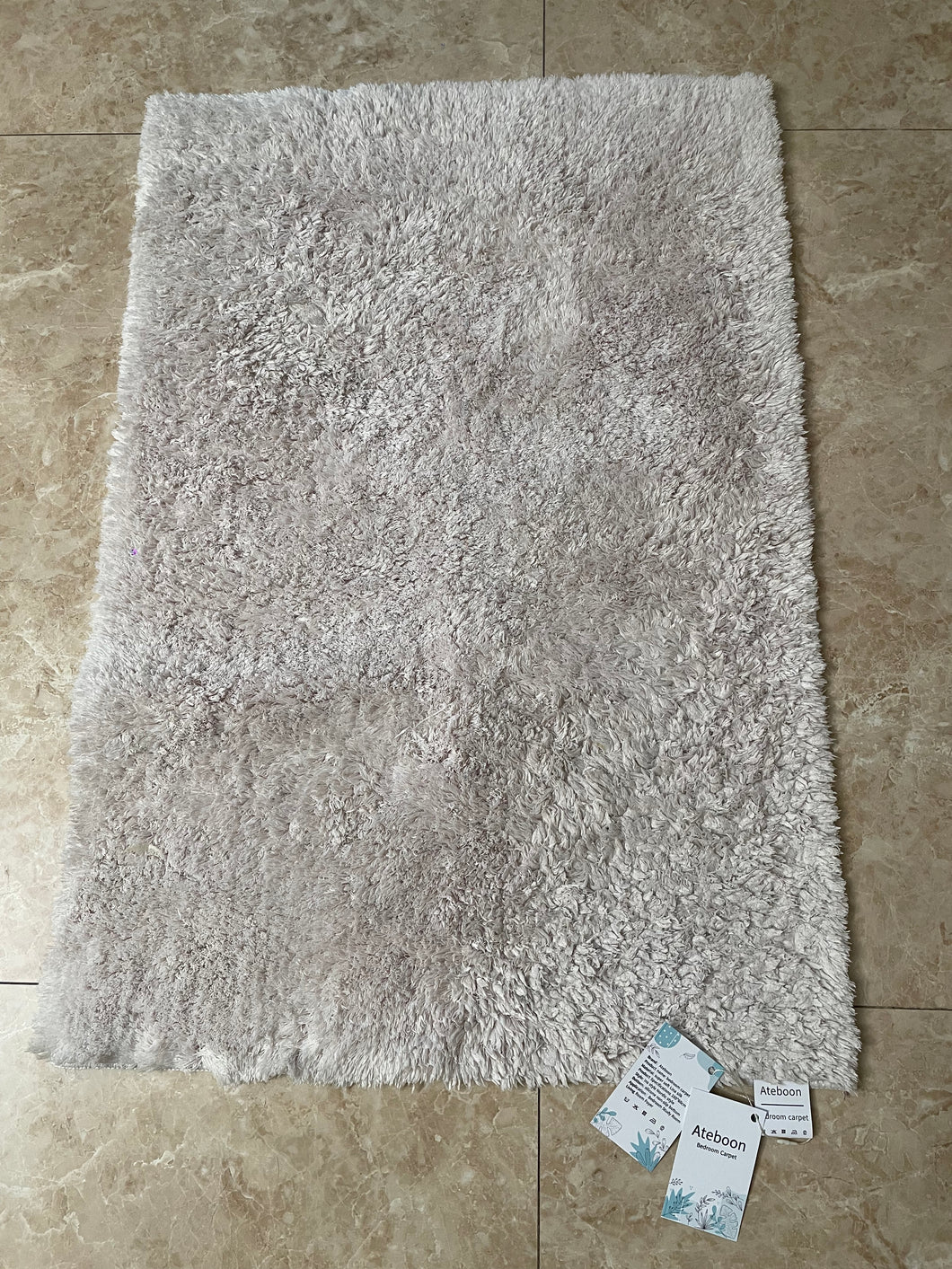 Ateboon Rugs,Bedroom Living Room Rugs,Cream Style Bedroom Premium Rugs