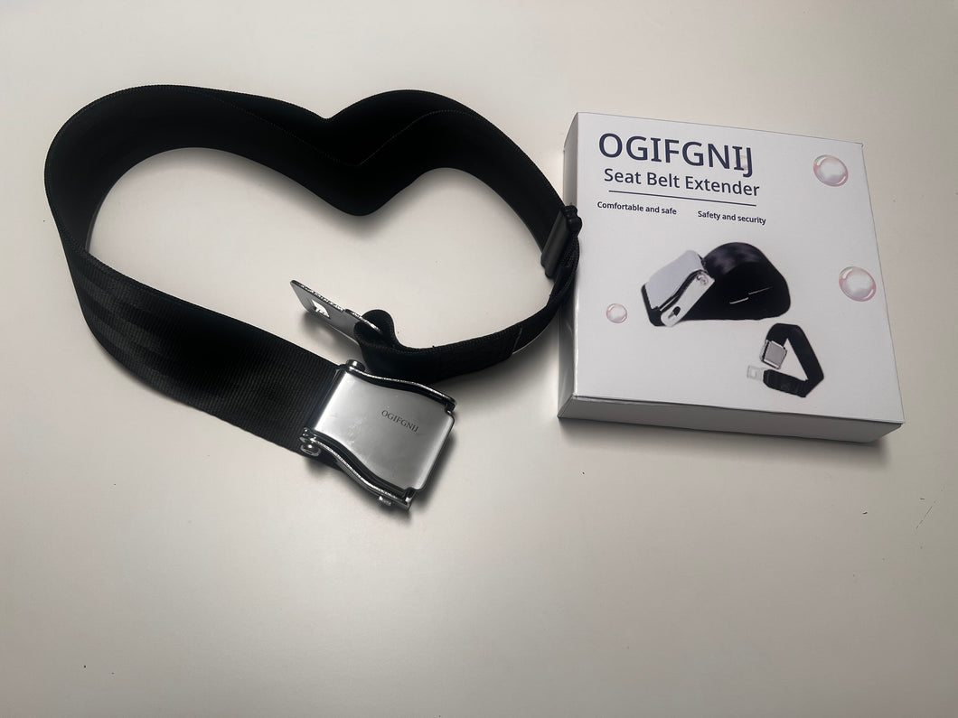 OGIFGNIJ Airplane Seat Belt Extender, Airplane Airline Seat Extension Strap, Seat Growth Strap