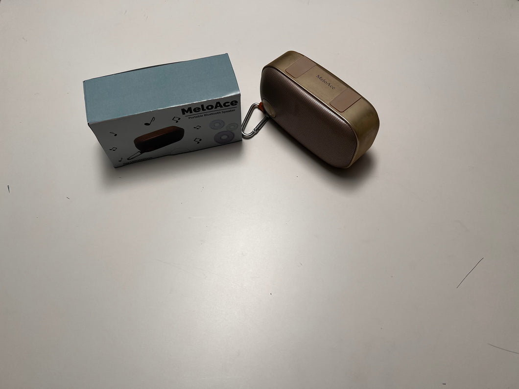 MeloAce Portable Bluetooth Speaker with 3.5mm AUX Input, AUX Line-in Speaker for PC, Tablet, Cellphone, MP3 Player, 12 Hours Playtime, Built-in Microphone, Support Bluetooth / TF Card / USB Drive Playback