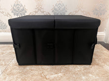 Load image into Gallery viewer, Tigeracing car organizer, multi-functional folding storage box for car, large capacity car storage box
