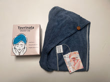 Load image into Gallery viewer, Tovrinala shower cap, new water-absorbent and quick-drying shower cap for washing hair, cute head wrap shower cap
